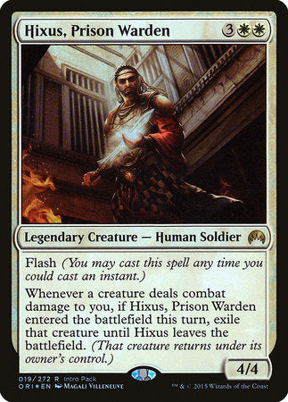 Hixus, Prison Warden [Magic Origins Promos] | Arkham Games and Comics