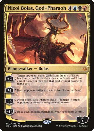 Nicol Bolas, God-Pharaoh [Hour of Devastation] | Arkham Games and Comics