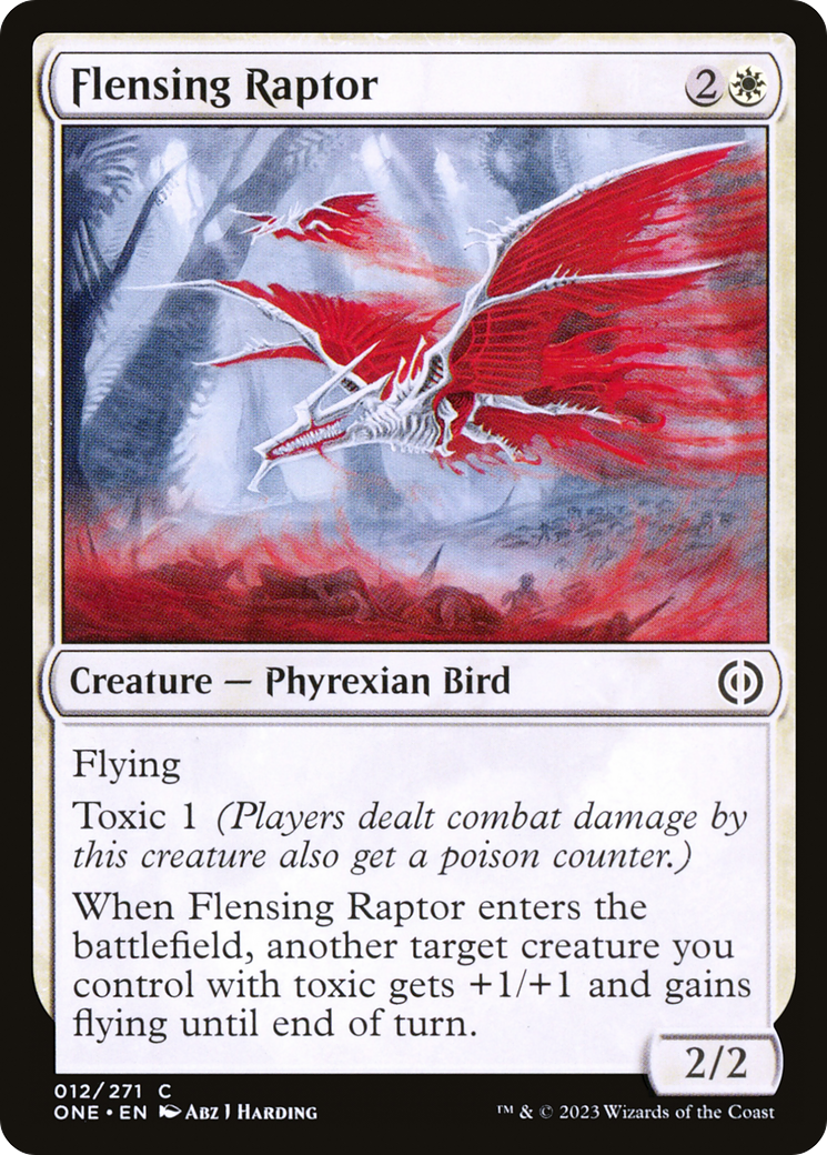 Flensing Raptor [Phyrexia: All Will Be One] | Arkham Games and Comics