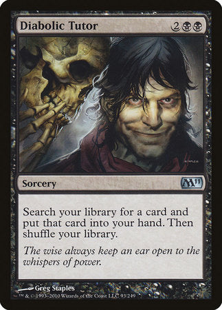 Diabolic Tutor [Magic 2011] | Arkham Games and Comics