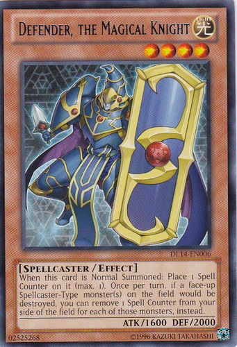 Defender, the Magical Knight (Blue) [DL14-EN006] Rare | Arkham Games and Comics