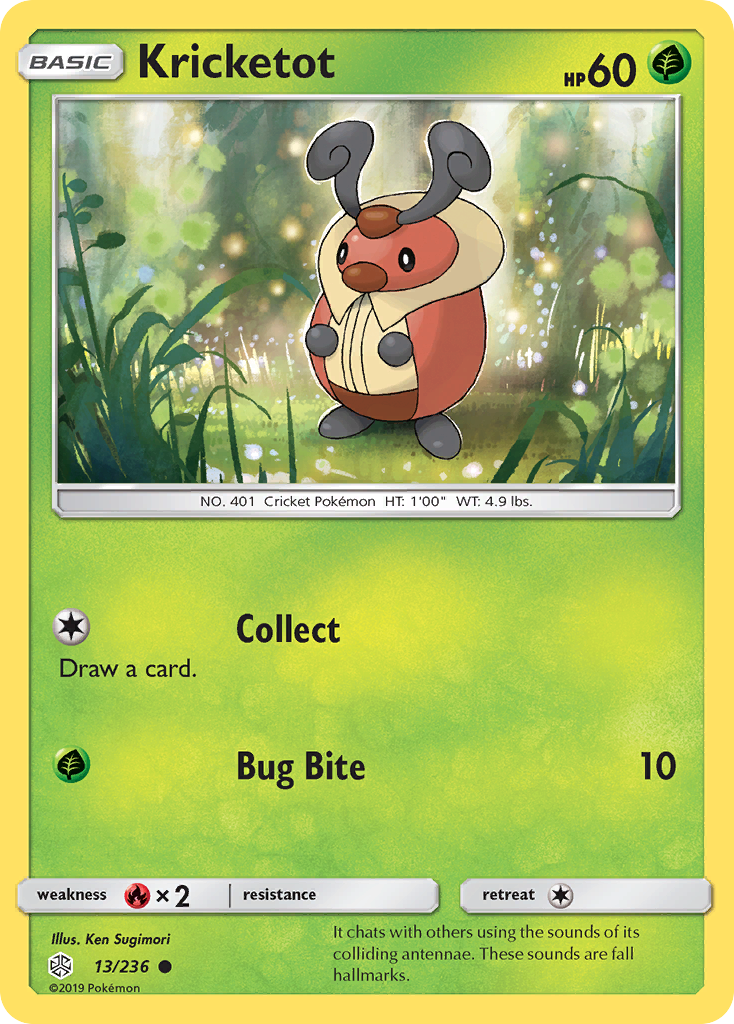 Kricketot (13/236) [Sun & Moon: Cosmic Eclipse] | Arkham Games and Comics