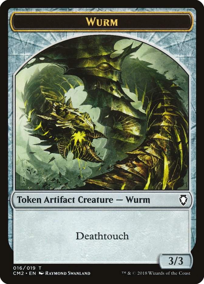 Wurm (Deathtouch) [Commander Anthology Volume II Tokens] | Arkham Games and Comics