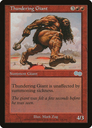 Thundering Giant [Urza's Saga] | Arkham Games and Comics
