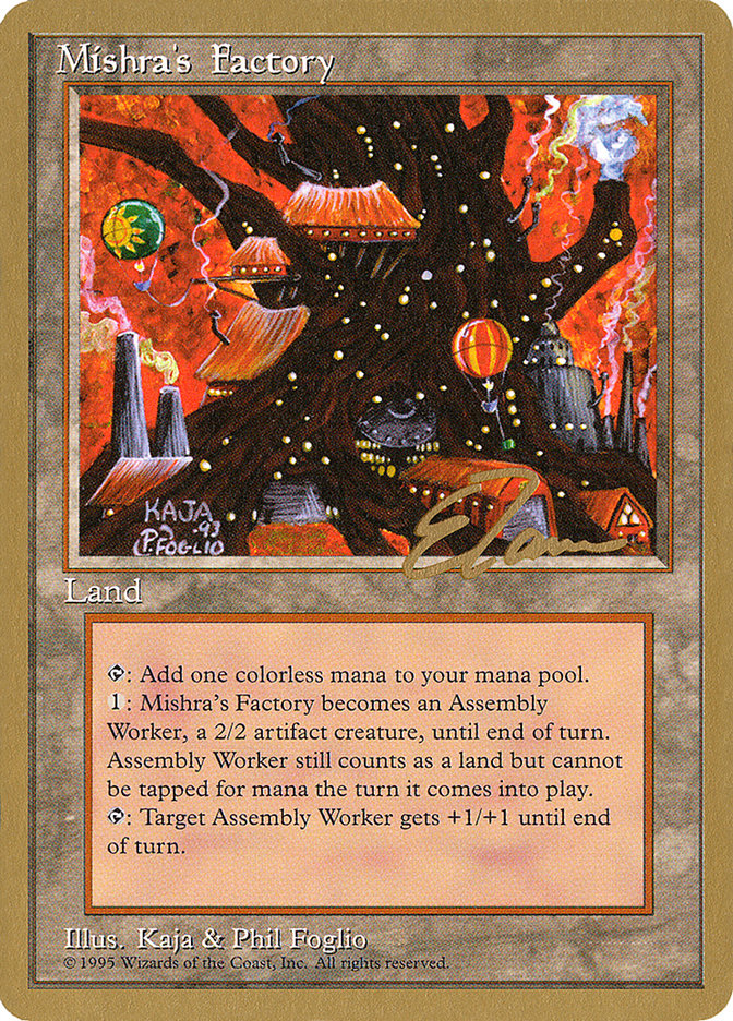 Mishra's Factory (Eric Tam) [Pro Tour Collector Set] | Arkham Games and Comics