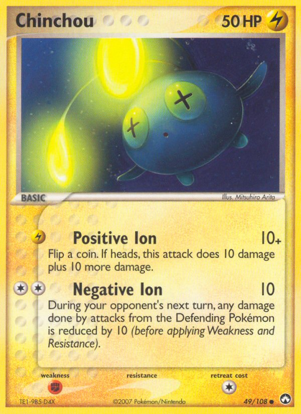 Chinchou (49/108) [EX: Power Keepers] | Arkham Games and Comics