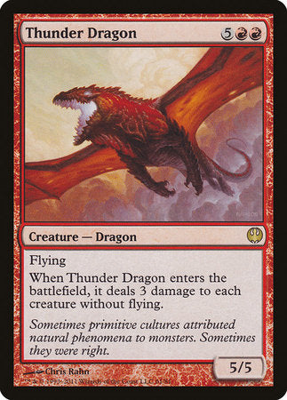 Thunder Dragon [Duel Decks: Knights vs. Dragons] | Arkham Games and Comics
