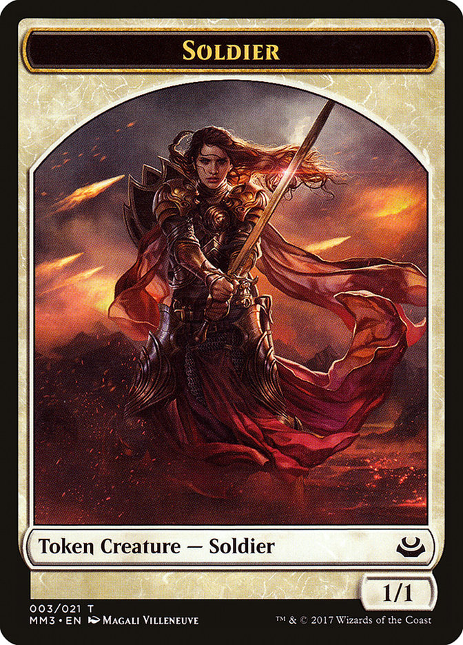 Soldier (003/021) [Modern Masters 2017 Tokens] | Arkham Games and Comics