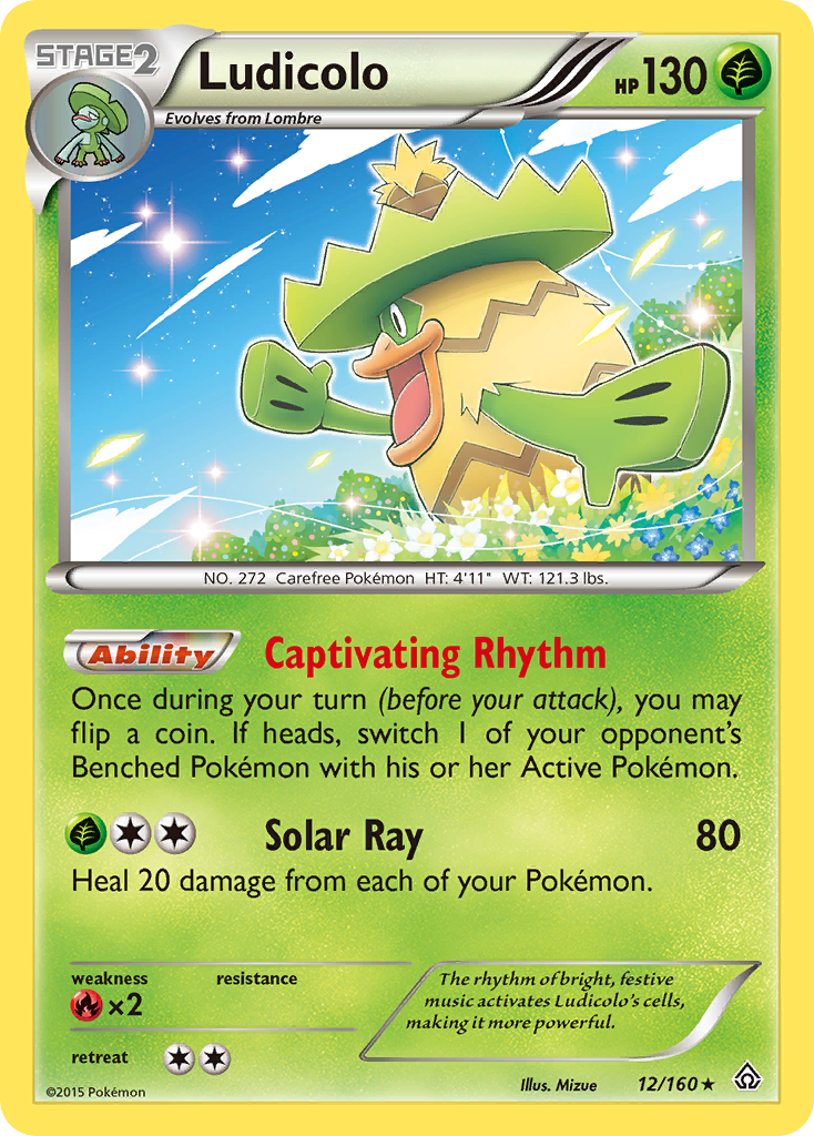 Ludicolo (12/160) [XY: Primal Clash] | Arkham Games and Comics