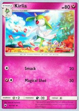 Kirlia (92/147) (Infinite Force - Diego Cassiraga) [World Championships 2017] | Arkham Games and Comics
