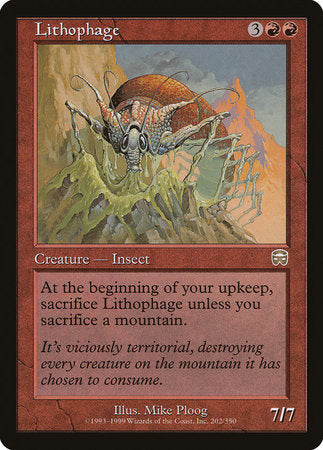 Lithophage [Mercadian Masques] | Arkham Games and Comics