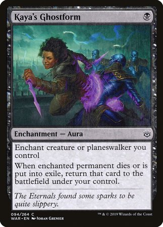 Kaya's Ghostform [War of the Spark] | Arkham Games and Comics