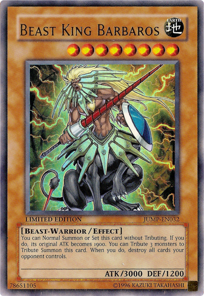 Beast King Barbaros [JUMP-EN032] Ultra Rare | Arkham Games and Comics