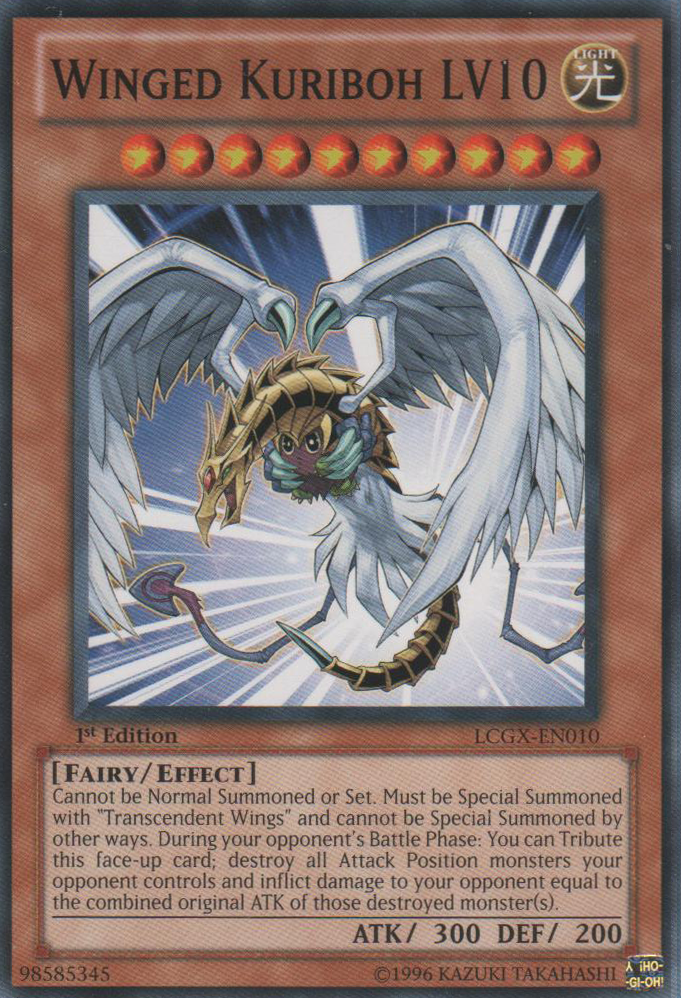 Winged Kuriboh LV10 [LCGX-EN010] Common | Arkham Games and Comics