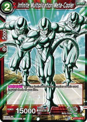 Infinite Multiplication Meta-Cooler (BT17-005) (BT17-005) [Ultimate Squad] | Arkham Games and Comics