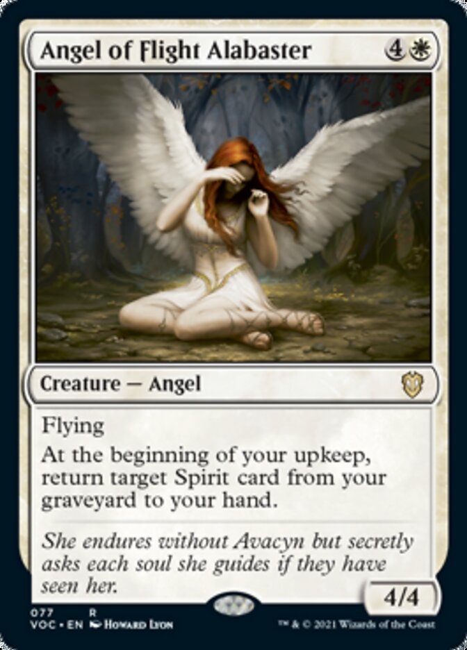 Angel of Flight Alabaster [Innistrad: Crimson Vow Commander] | Arkham Games and Comics