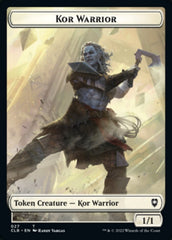 Kor Warrior // Treasure Double-sided Token [Commander Legends: Battle for Baldur's Gate Tokens] | Arkham Games and Comics