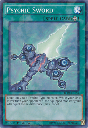 Psychic Sword [BP03-EN163] Shatterfoil Rare | Arkham Games and Comics