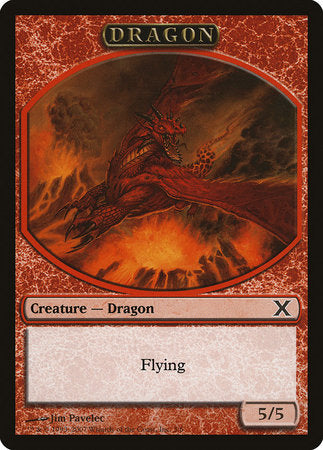 Dragon Token [Tenth Edition Tokens] | Arkham Games and Comics