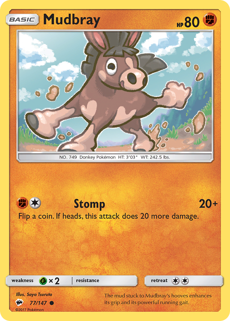 Mudbray (77/147) [Sun & Moon: Burning Shadows] | Arkham Games and Comics