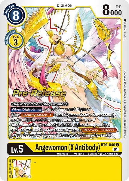 Angewomon (X Antibody) [BT9-040] [X Record Pre-Release Promos] | Arkham Games and Comics