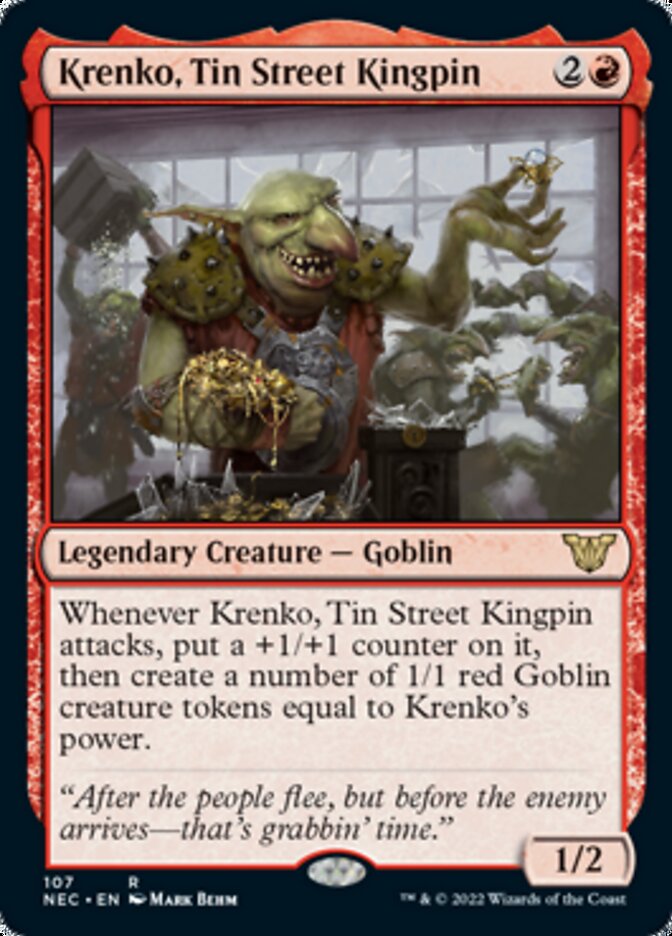 Krenko, Tin Street Kingpin [Kamigawa: Neon Dynasty Commander] | Arkham Games and Comics