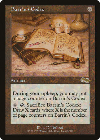 Barrin's Codex [Urza's Saga] | Arkham Games and Comics