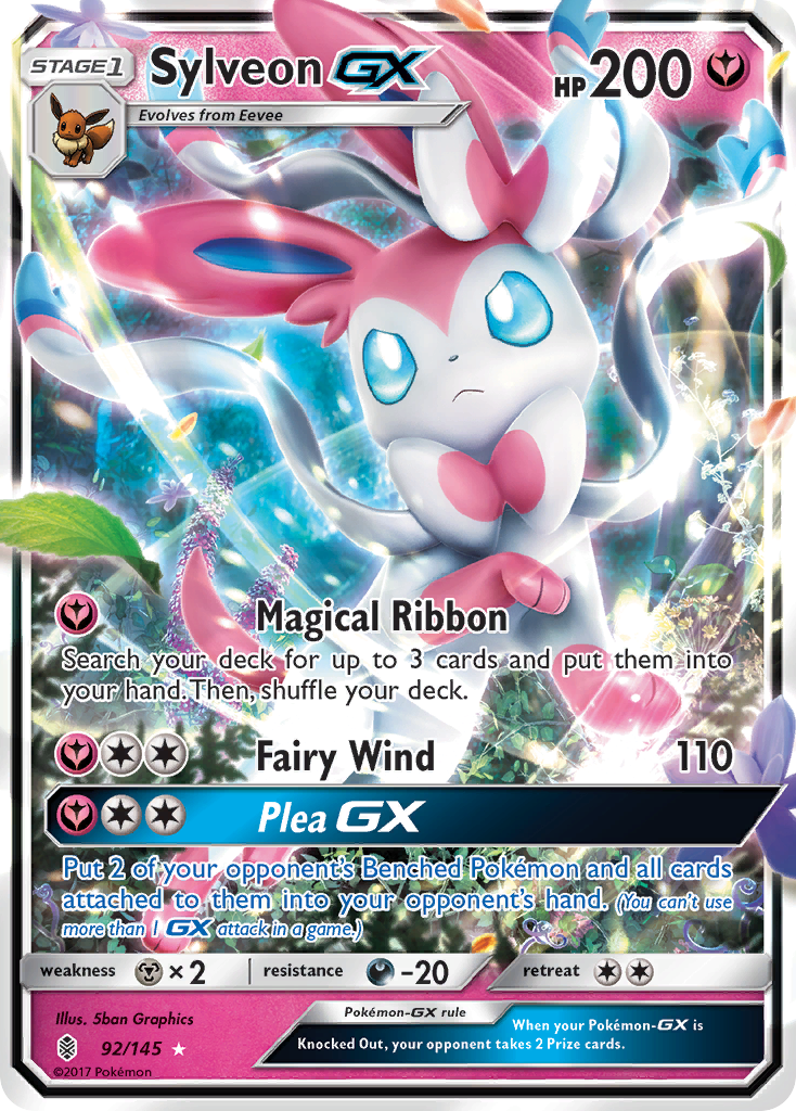 Sylveon GX (92/145) [Sun & Moon: Guardians Rising] | Arkham Games and Comics