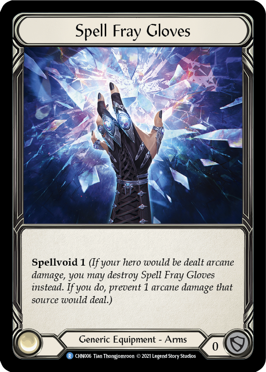 Spell Fray Gloves [CHN006] (Monarch Chane Blitz Deck) | Arkham Games and Comics