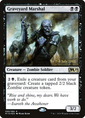 Graveyard Marshal [Core Set 2019 Promos] | Arkham Games and Comics