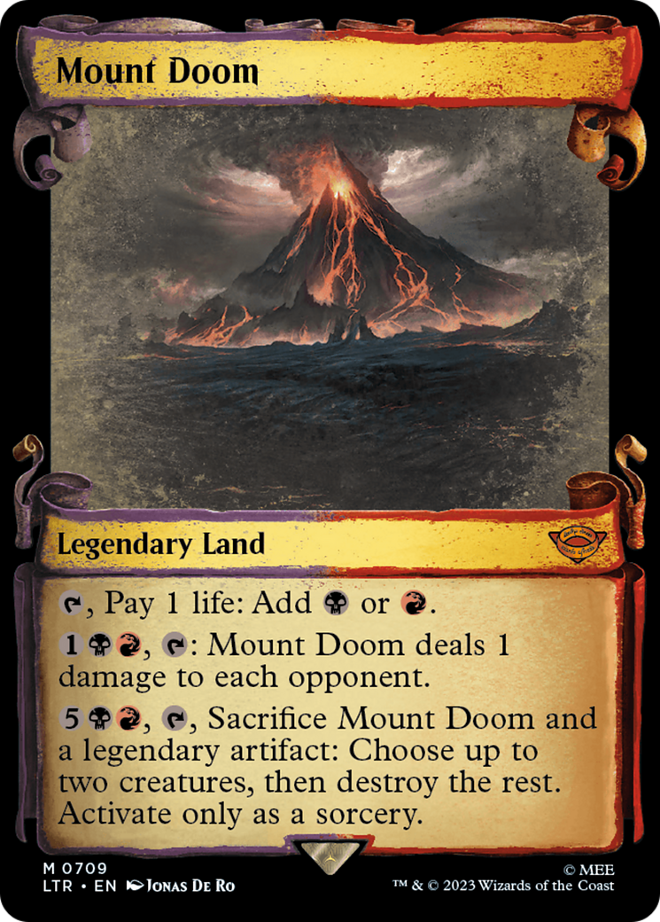 Mount Doom [The Lord of the Rings: Tales of Middle-Earth Showcase Scrolls] | Arkham Games and Comics