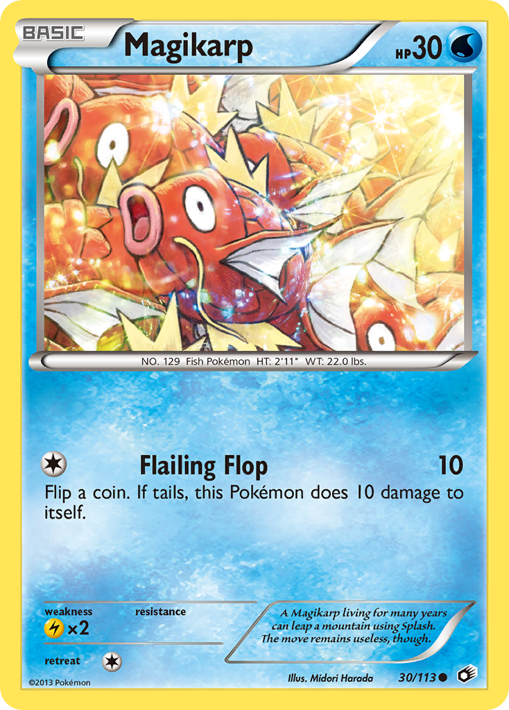 Magikarp (30/113) [Black & White: Legendary Treasures] | Arkham Games and Comics