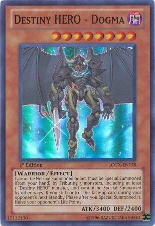 Destiny HERO - Dogma [LCGX-EN128] Super Rare | Arkham Games and Comics