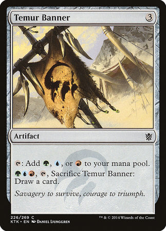 Temur Banner [Khans of Tarkir] | Arkham Games and Comics
