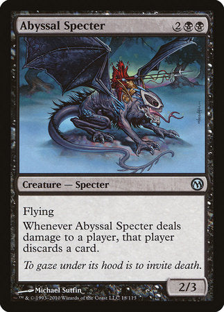 Abyssal Specter [Duels of the Planeswalkers] | Arkham Games and Comics