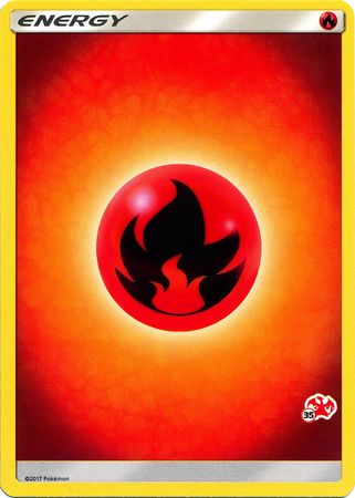 Fire Energy (Charizard Stamp #35) [Battle Academy 2020] | Arkham Games and Comics