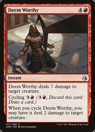 Deem Worthy [Amonkhet] | Arkham Games and Comics