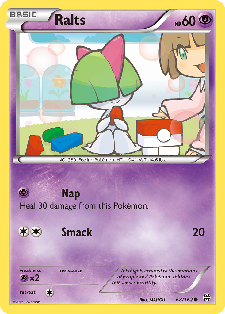 Ralts (68/162) [XY: BREAKthrough] | Arkham Games and Comics