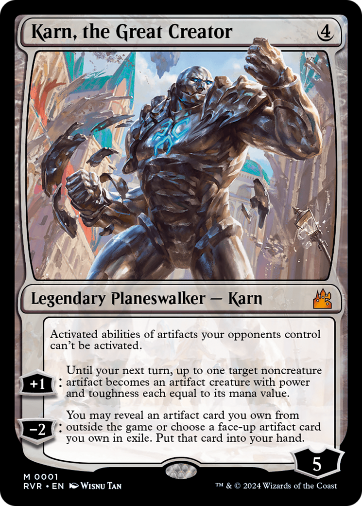 Karn, the Great Creator [Ravnica Remastered] | Arkham Games and Comics
