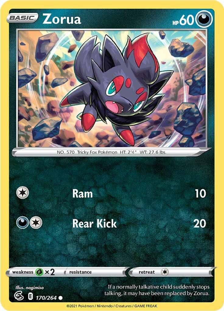 Zorua (170/264) [Sword & Shield: Fusion Strike] | Arkham Games and Comics