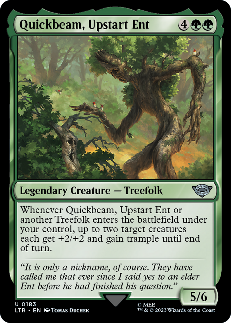 Quickbeam, Upstart Ent [The Lord of the Rings: Tales of Middle-Earth] | Arkham Games and Comics