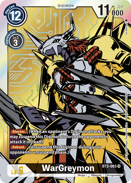 WarGreymon [BT2-065] (Alternate Art) [Release Special Booster Ver.1.0] | Arkham Games and Comics