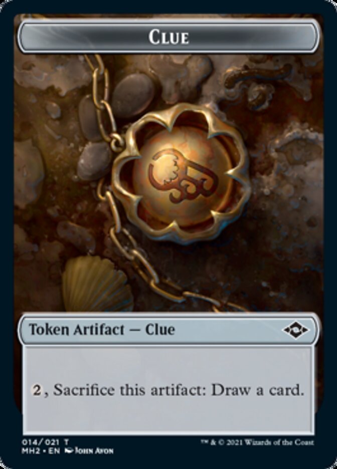 Clue Token (#14) // Crab Token [Modern Horizons 2 Tokens] | Arkham Games and Comics