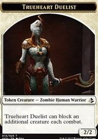 Trueheart Duelist // Snake Token [Amonkhet Tokens] | Arkham Games and Comics