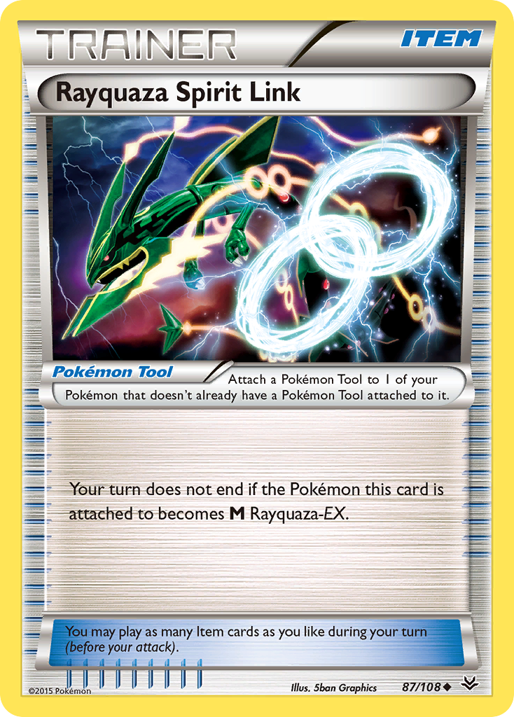 Rayquaza Spirit Link (87/108) [XY: Roaring Skies] | Arkham Games and Comics