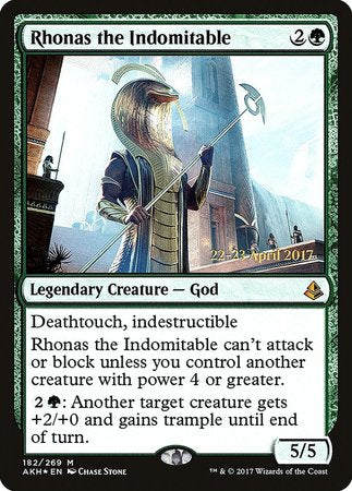 Rhonas the Indomitable [Amonkhet Promos] | Arkham Games and Comics