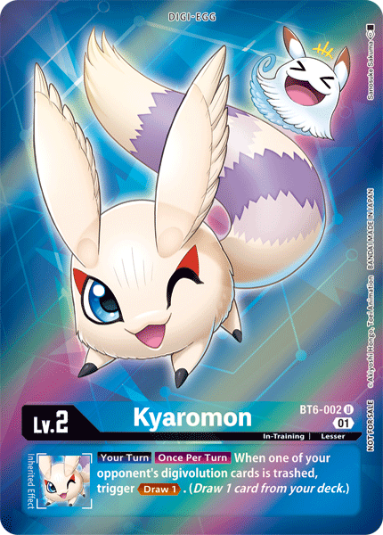 Kyaromon [BT6-002] (Alternative Art - Box Topper) [Double Diamond] | Arkham Games and Comics