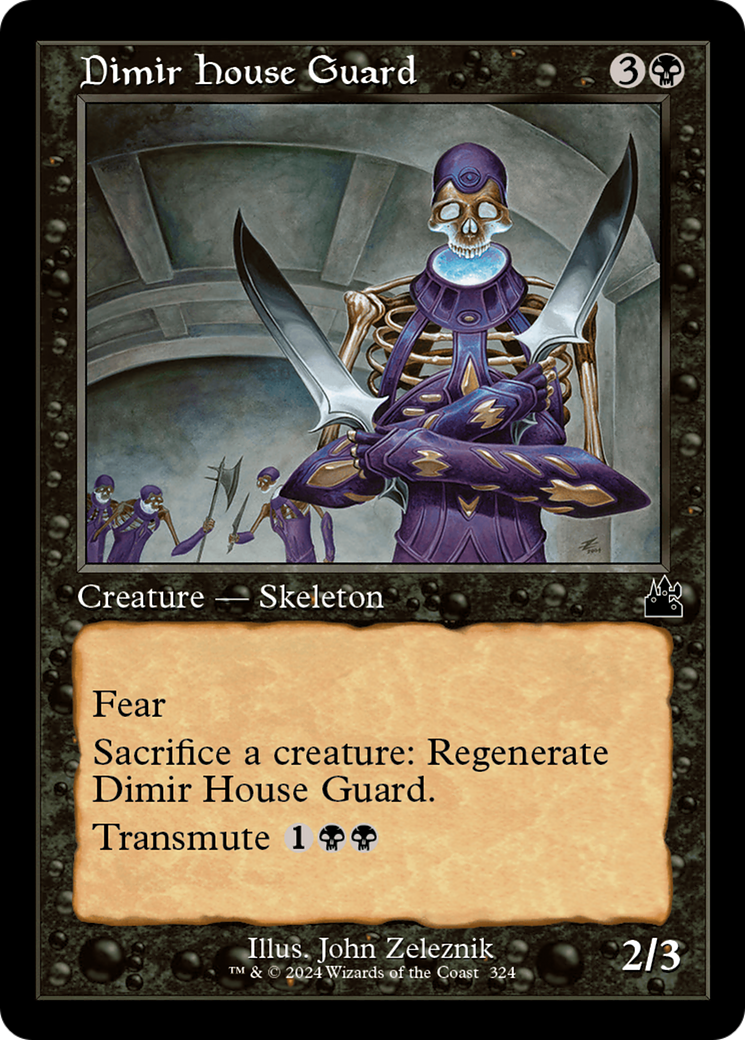 Dimir House Guard (Retro Frame) [Ravnica Remastered] | Arkham Games and Comics