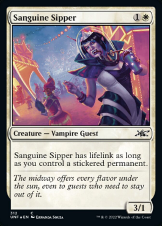 Sanguine Sipper (Galaxy Foil) [Unfinity] | Arkham Games and Comics