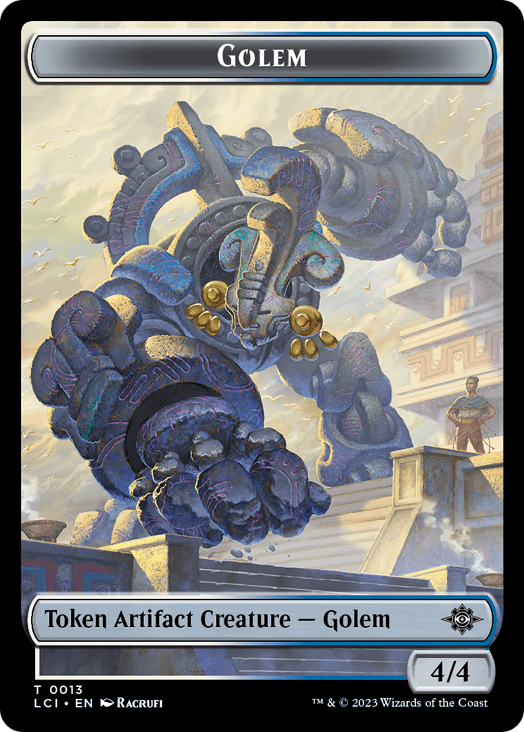 Map // Golem Double-Sided Token [The Lost Caverns of Ixalan Tokens] | Arkham Games and Comics